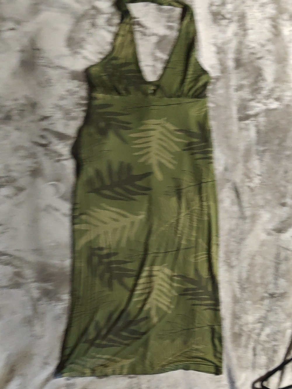 Hawaii's Finest Olive Green Graphic-Tag Button Shirt